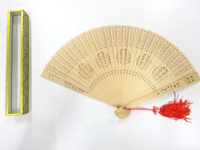 アンティーク　白檀扇子